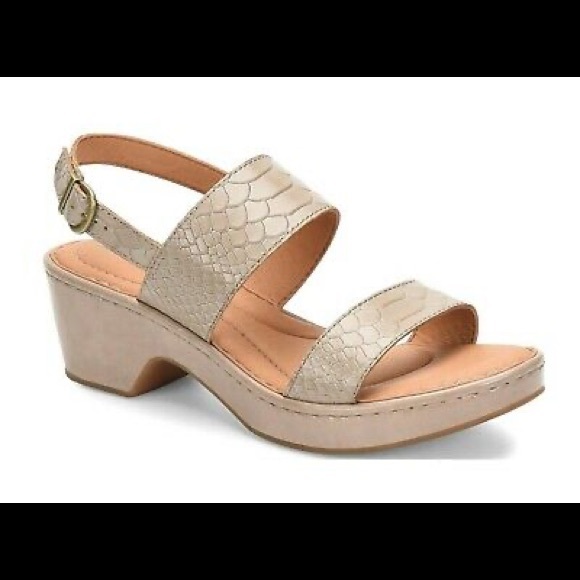 Born | Shoes | Born Atzel Leather Sandals Natural Taupe Size 1 | Poshmark